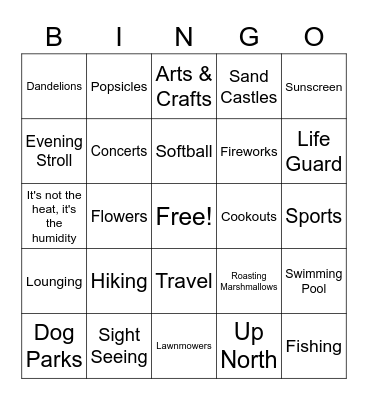 CTS ART Bingo Card