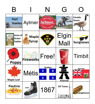 Card 1 Bingo Card