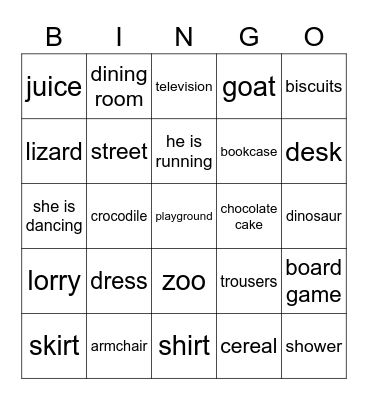 Big Bingo Card