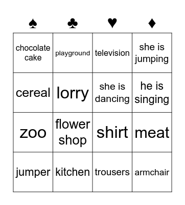 Big Bingo Card