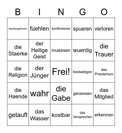Mitglieder aller Länder, vereingt Euch! Bingo Card