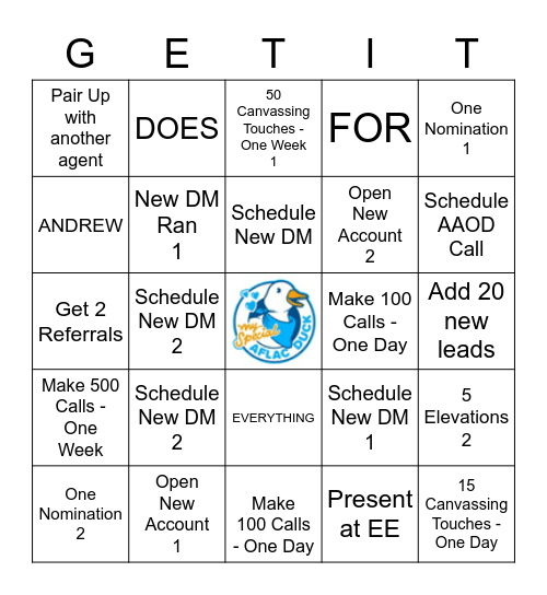 July PACE Bingo Card