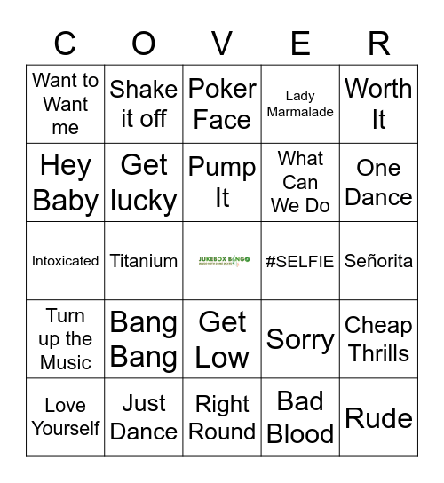 Dance (COVERALL 25 squares) Bingo Card