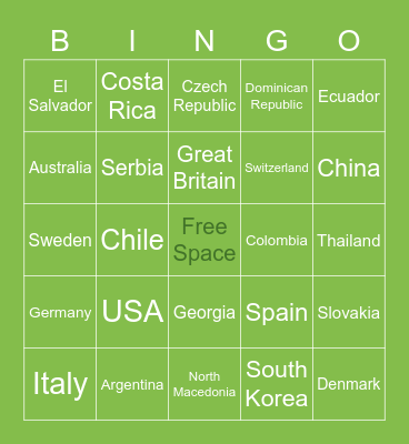 AuPairCare Bingo Card