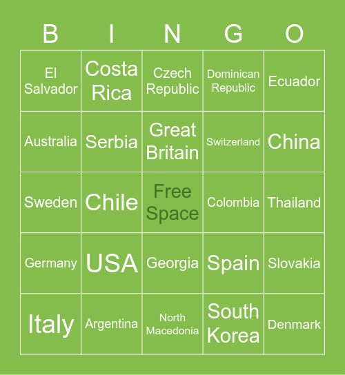 AuPairCare Bingo Card