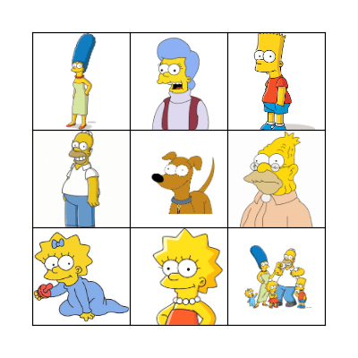 FAMILY BINGO! Bingo Card