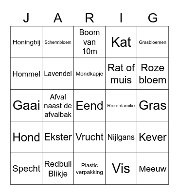 WandelBingo Card