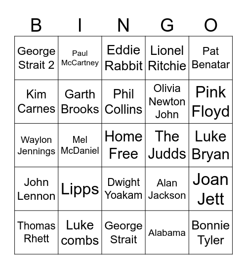 Classic Bingo Card