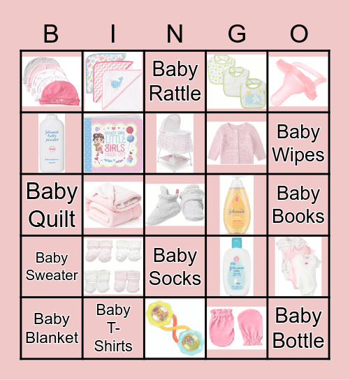 Baby Bingo Card