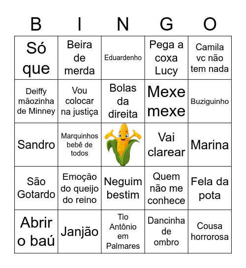 ARRAIÁ DONANA Bingo Card