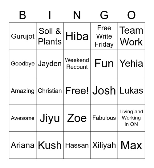 3 - 37 Is The Best! Bingo Card