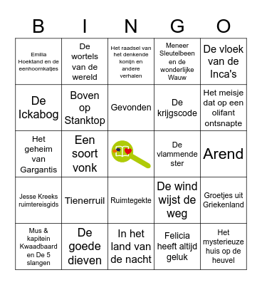 Boekenscout Bingo Card