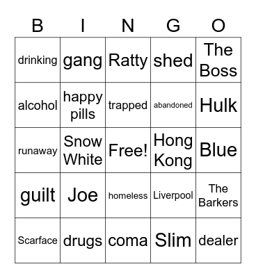 The Boss by Pete Guppy Bingo Card