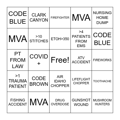 SUMMER BINGO DAY SHIFT Bingo Card