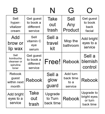 July Bingo Skin Bingo Card