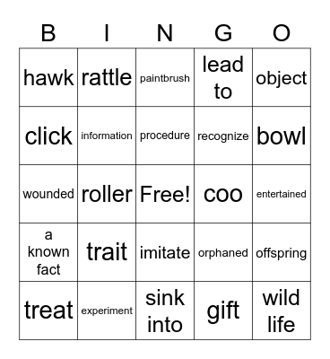 Crows are so clever: They can play, socialize and clean up Bingo Card