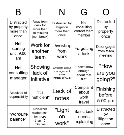 Get Through the Day Bingo! Bingo Card
