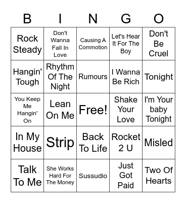 Beef's St. Cloud #1 Bingo Card