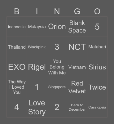 KELOMPOK 4 Bingo Card