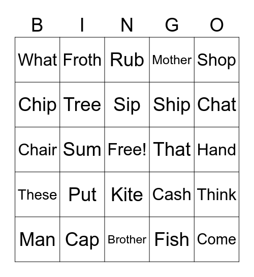 Super bingo Card
