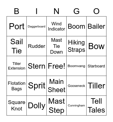 Opti Bingo Card
