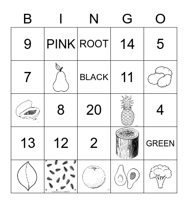 Bingo - 2nd Grade Bingo Card