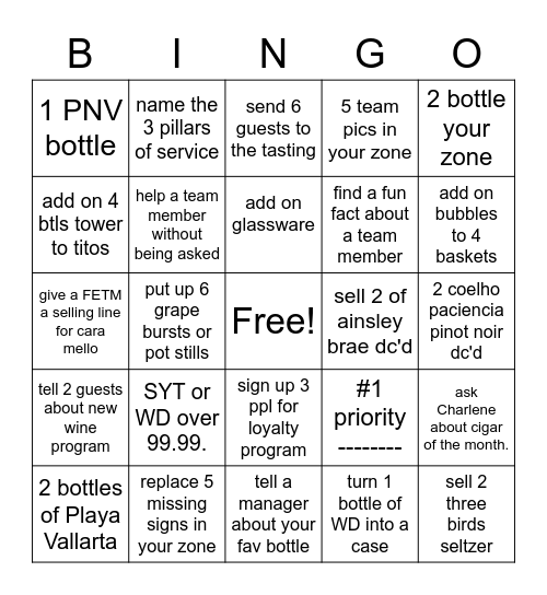 702 Bingo Card