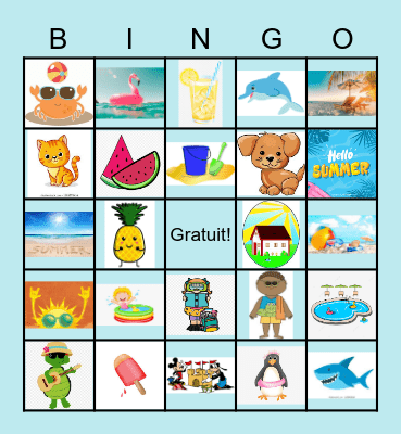 Bingo de Lété Bingo Card