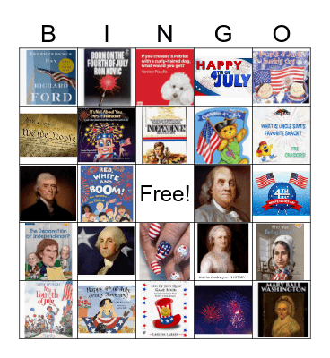 Independence Day Bingo Card