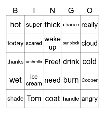 The Avalanche Effect Bingo Card