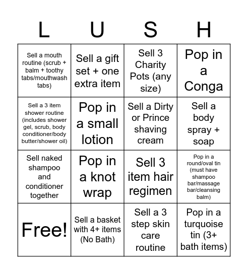 UPT BINGO Card