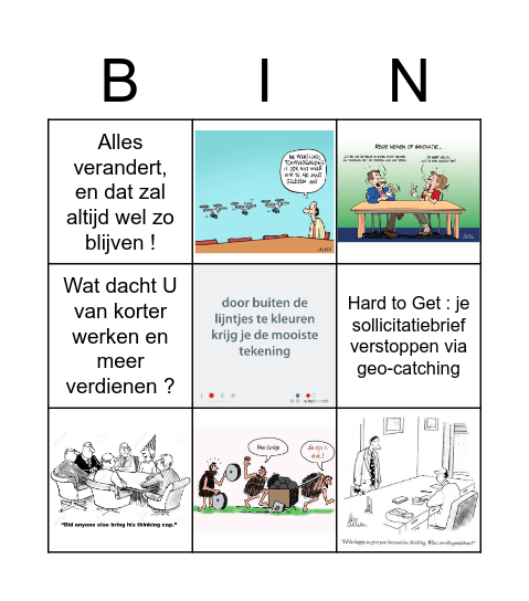 INNOVATIE Bingo Card