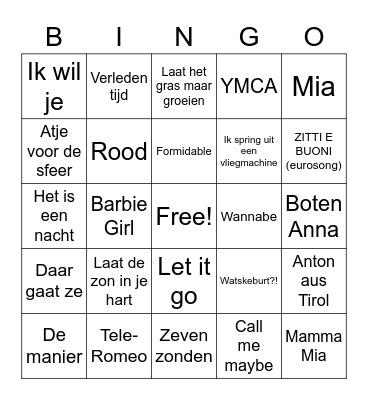 BusBingo Card