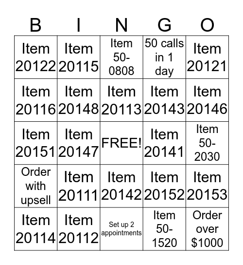 Geistlingo Bingo Card