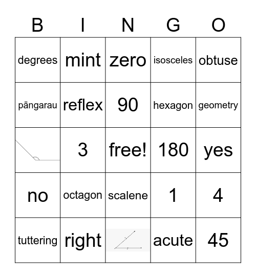 Whaea Brit's Angle Bingo Card