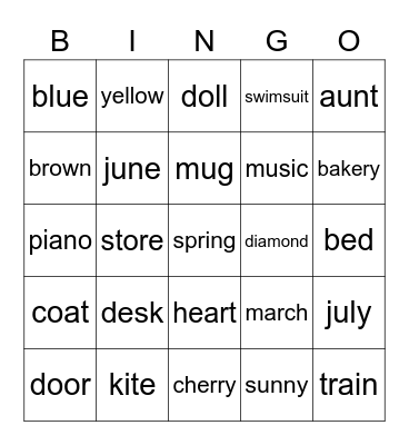 203 bingo of fun ^^ Bingo Card