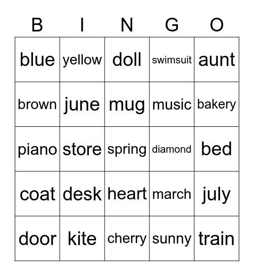 203 bingo of fun ^^ Bingo Card