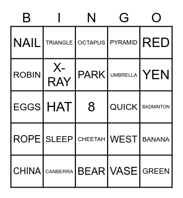 fun fiesta@Idrissi Bingo Card