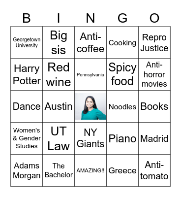 Nikita Bingo! Bingo Card