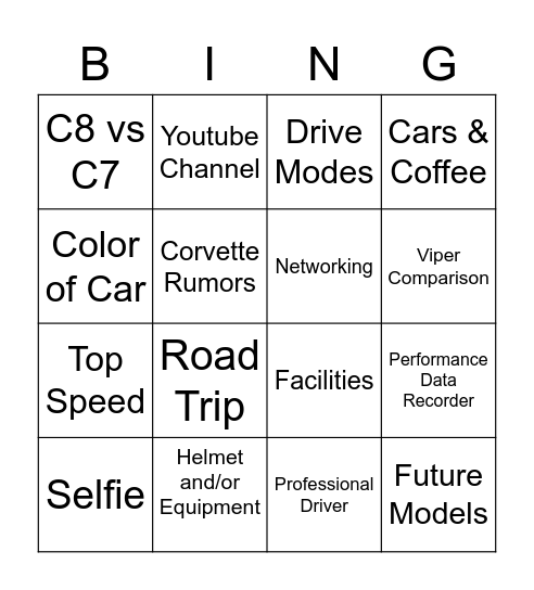 Bingo!! Bingo Card