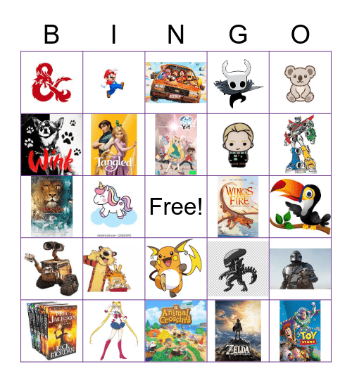 Geek #1 Bingo Card