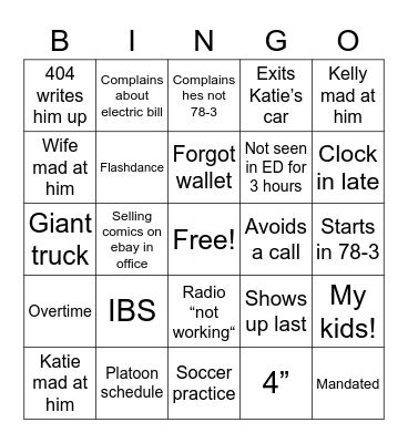 Daningo Bingo Card
