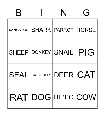 SUMMER CAMP Bingo Card