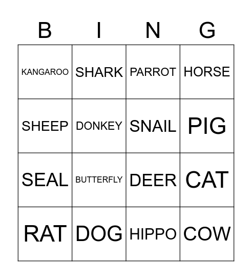 SUMMER CAMP Bingo Card