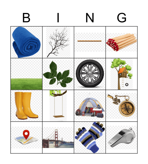 Into the wild Bingo Card