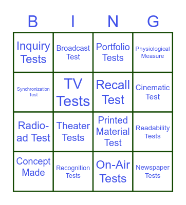 You Need To Nail It! Bingo Card