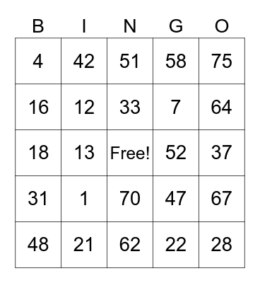 BPC - FASA KAMUSTAHAN 2021 Bingo Card