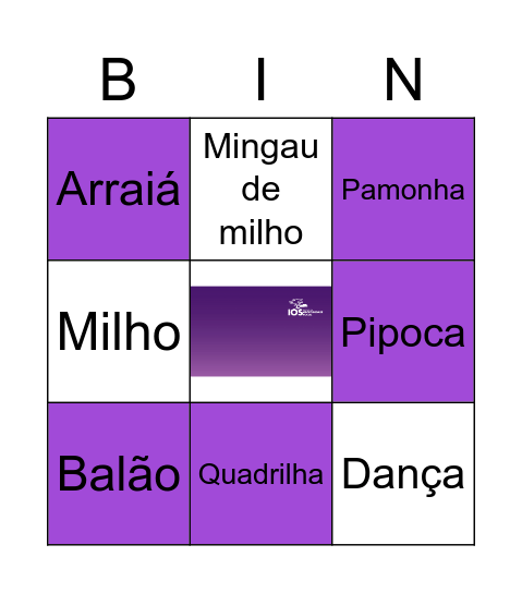 BINGO JULINO: ARRAIÁ IOS Bingo Card