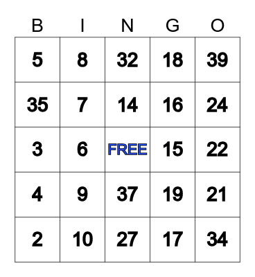 Last Day of First Grade Bingo Card