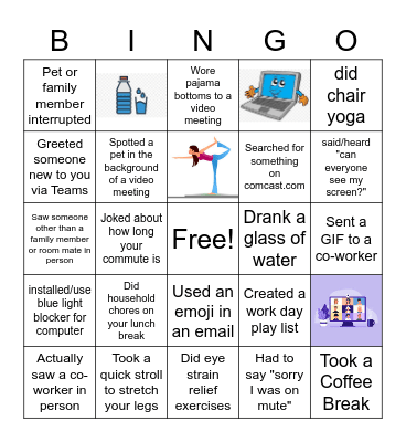 Team Maxwell Bingo Card